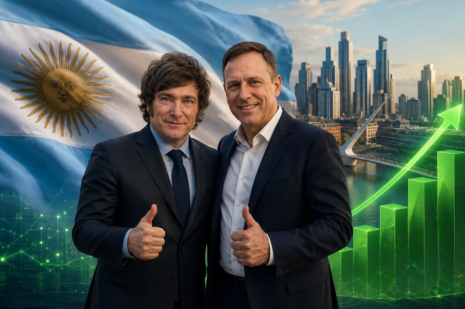 Peter Thiel se muda a la Argentina motivado por las reformas del Gobierno de Milei