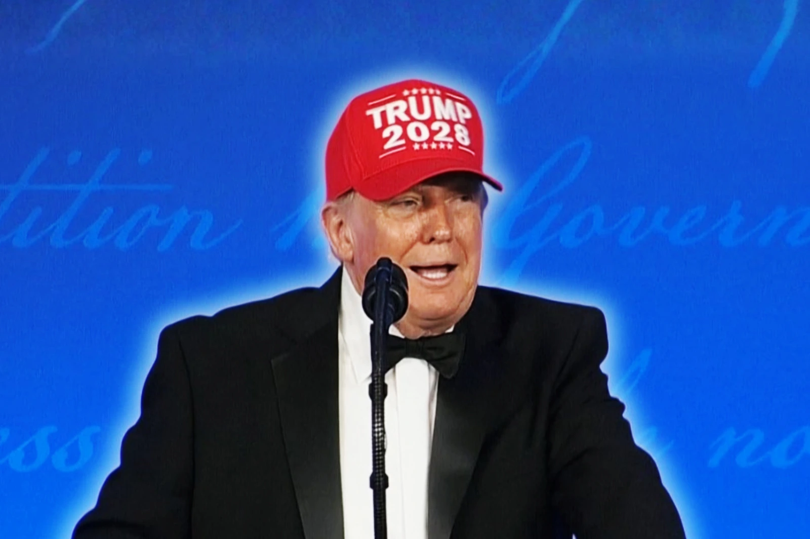 GENIUS!: Donald Trump joked about a possible presidential run in 2028