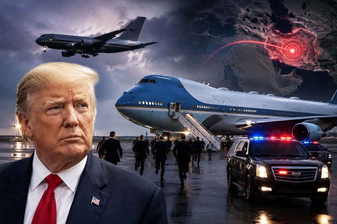 Trump confirmed that he had to secretly change planes after an Iranian assassination threat was detected