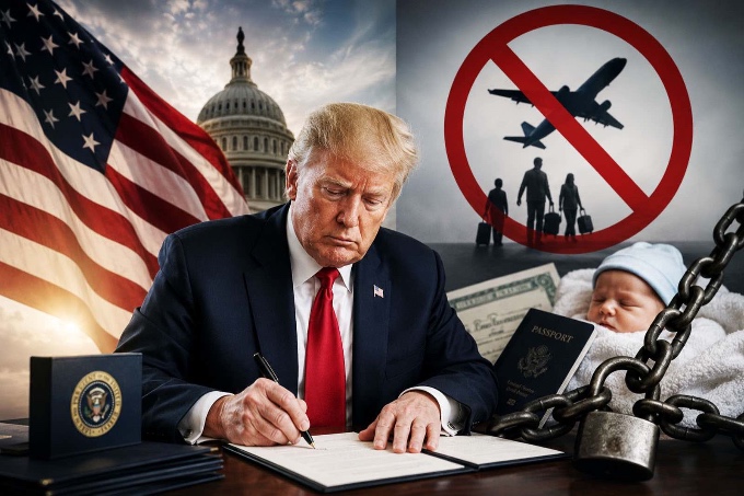 Trump issued new decrees that limit citizenship for the children of foreigners and cut off birth tourism