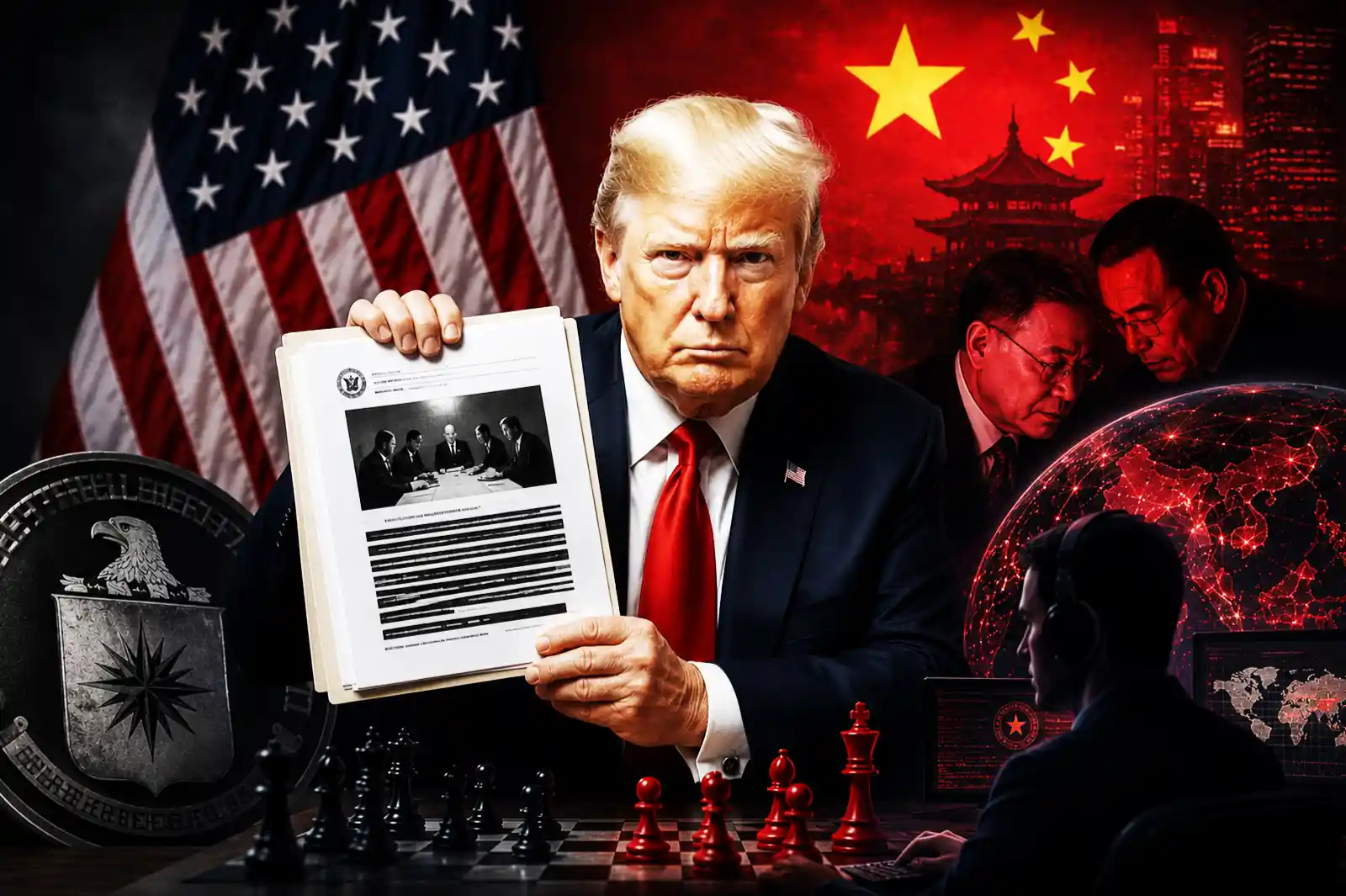 Trump denounced with evidence that US spies colluded with China to steal the 2020 election in favor of Biden