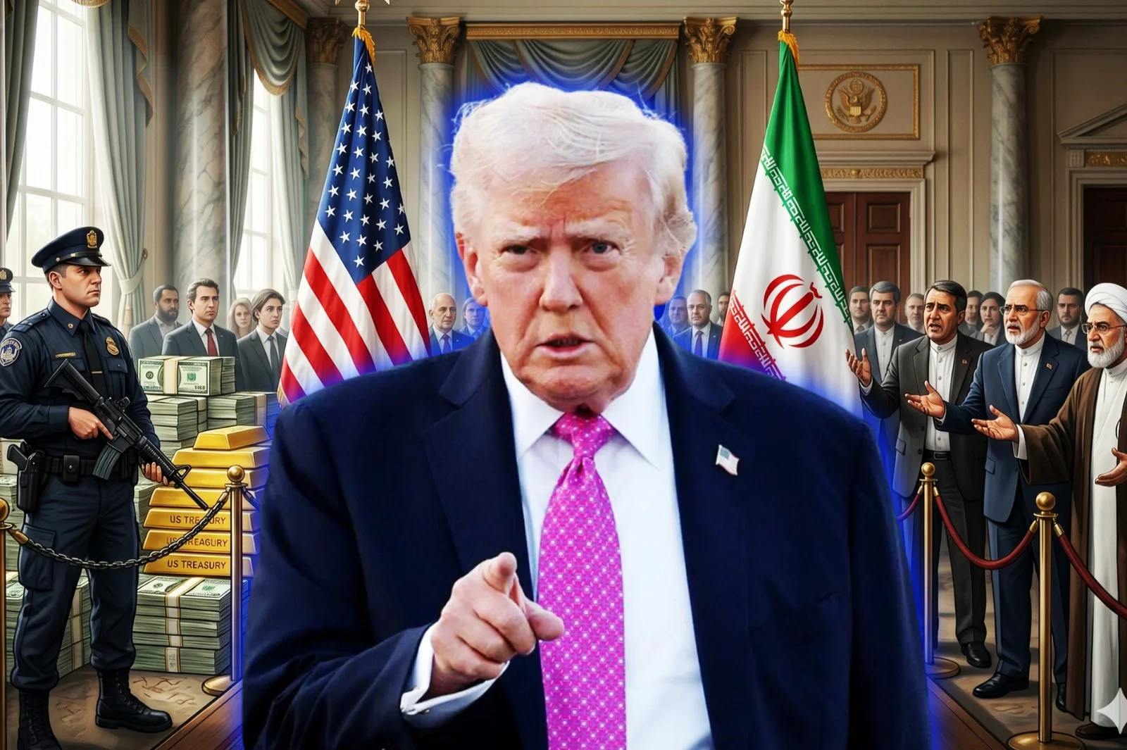 Donald Trump condicionó el desbloqueo de fondos iraníes a un