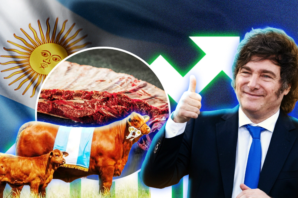 La Argentina de Javier Milei es la número uno mundial en consumo de carne vacuna