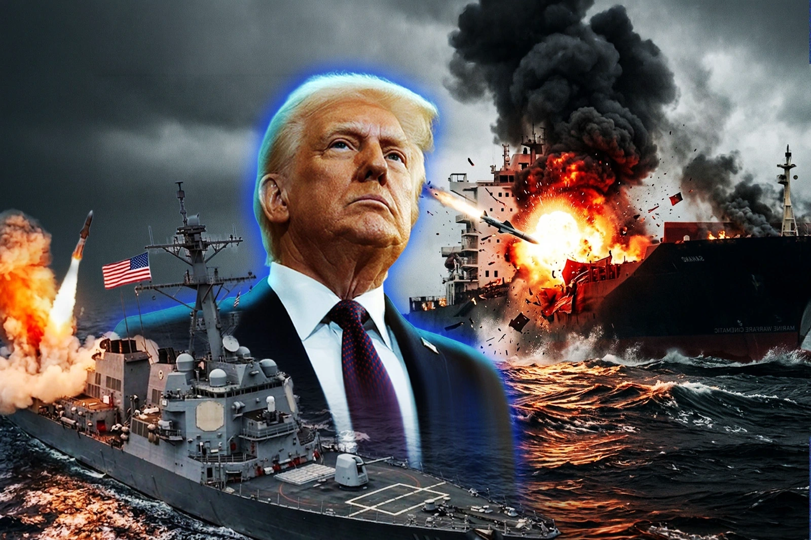 Trump interceptó un barco petrolero iraní y consolida su control del estrecho de Ormuz