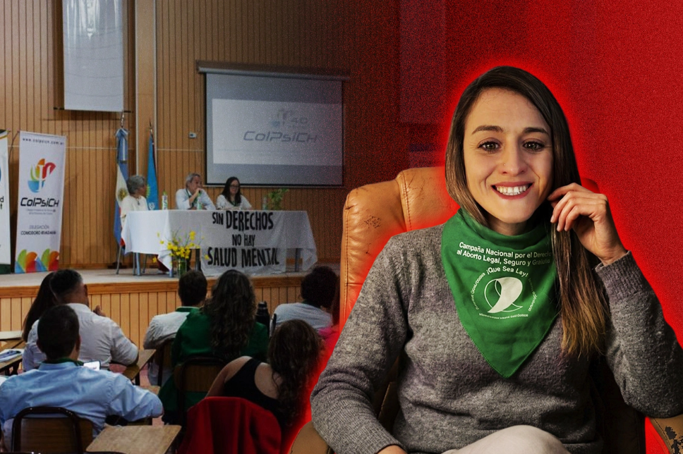 El Colegio Profesional de Psicólogos de Chubut intentó defender a la psicóloga feminista.
