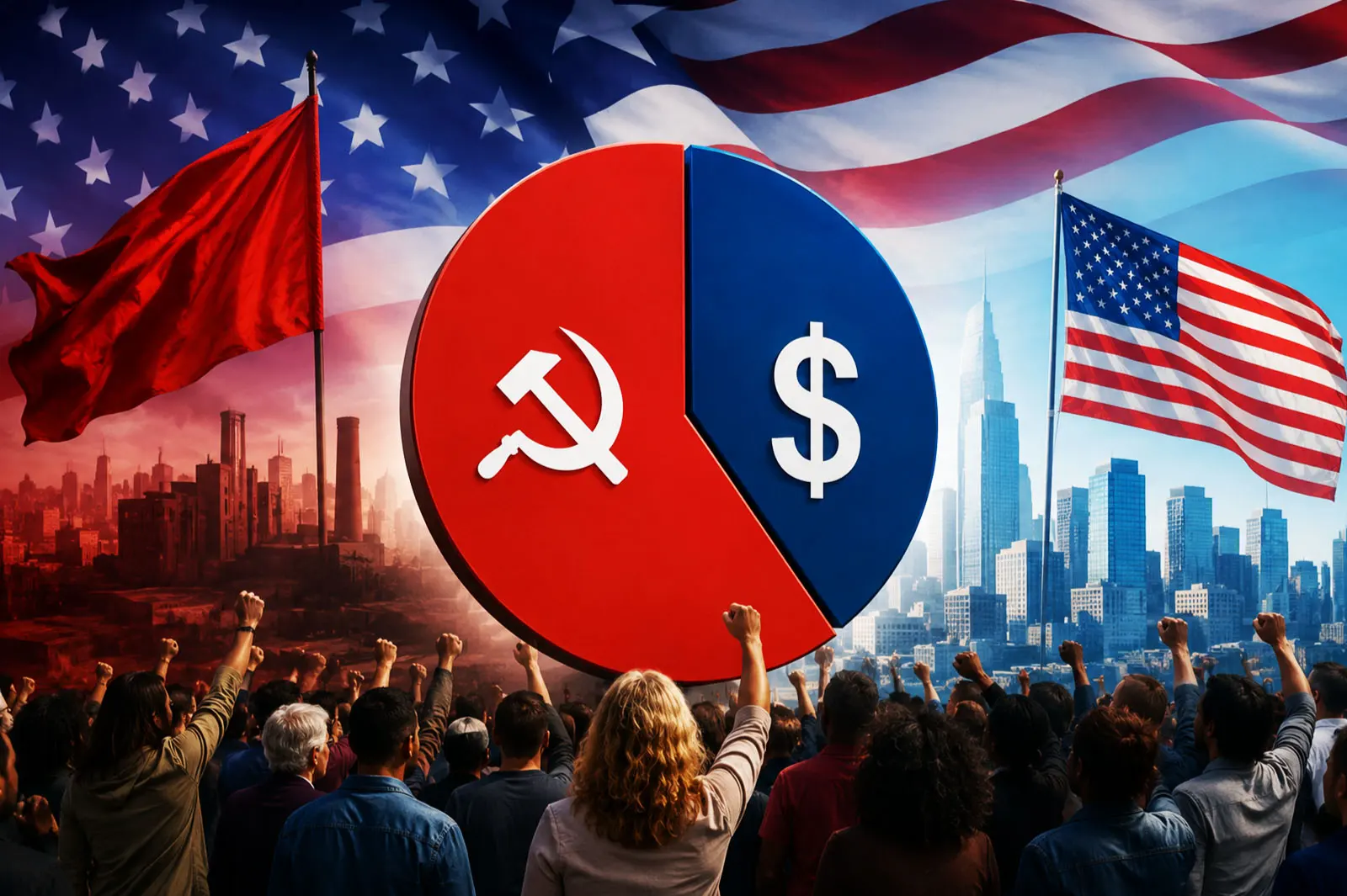 A survey revealed that 58% of Democrats prefer socialism to capitalism