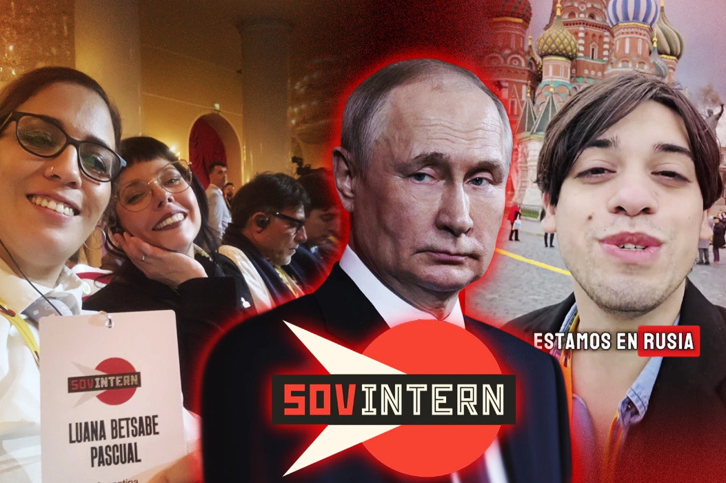 A group of Kirchner influencers traveled to Russia to a congress of the regime.
