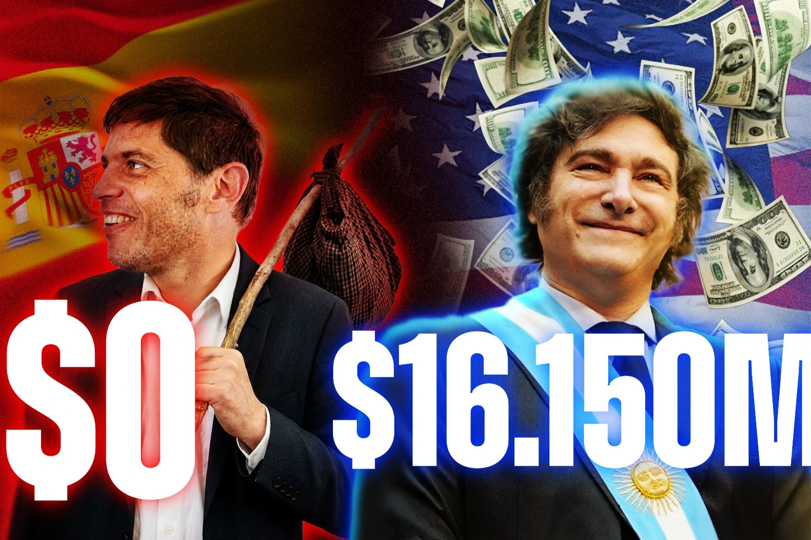 Despilfarro vs inversión: el contraste entre la gira de Kicillof y los viajes de Milei