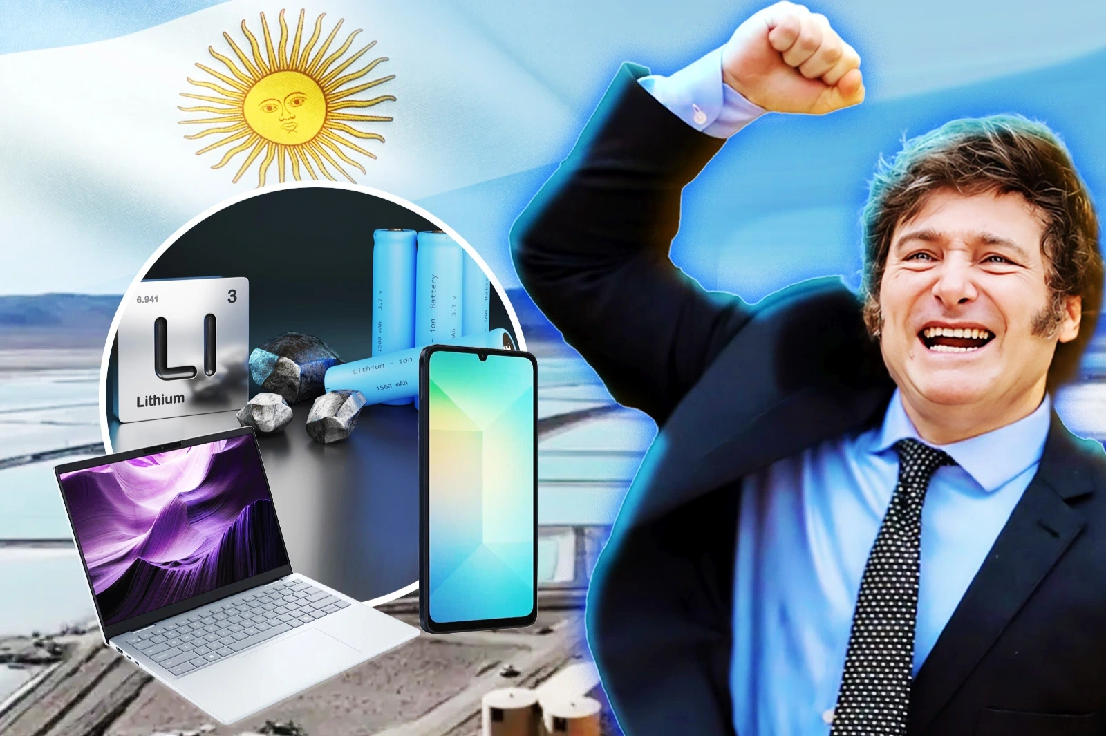 Efecto Milei: Argentina supera a Chile y se consolida como el segundo exportador mundial de litio