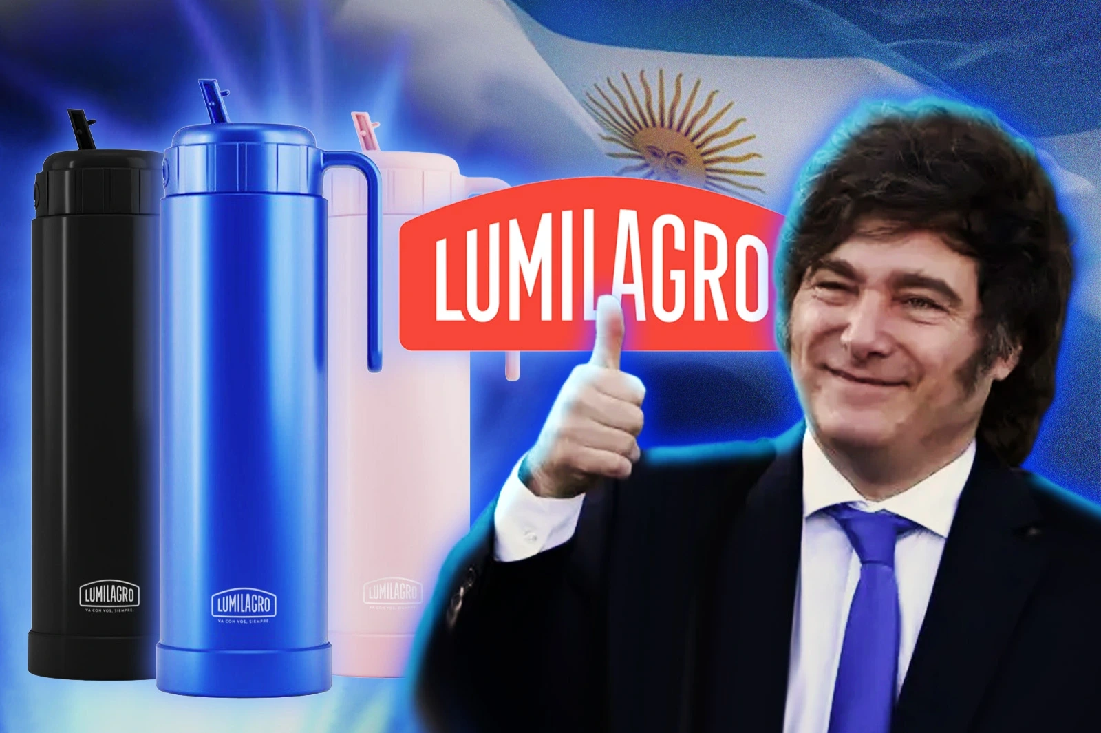 Milei elogió el caso de Lumilagro y lo contrastó con el cierre de FATE