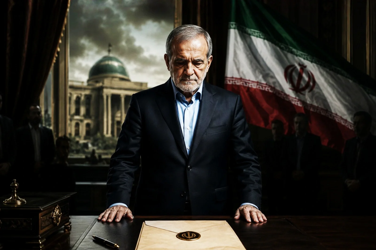 El presidente del régimen iraní, Masoud Pezeshkian, habría presentado su renuncia