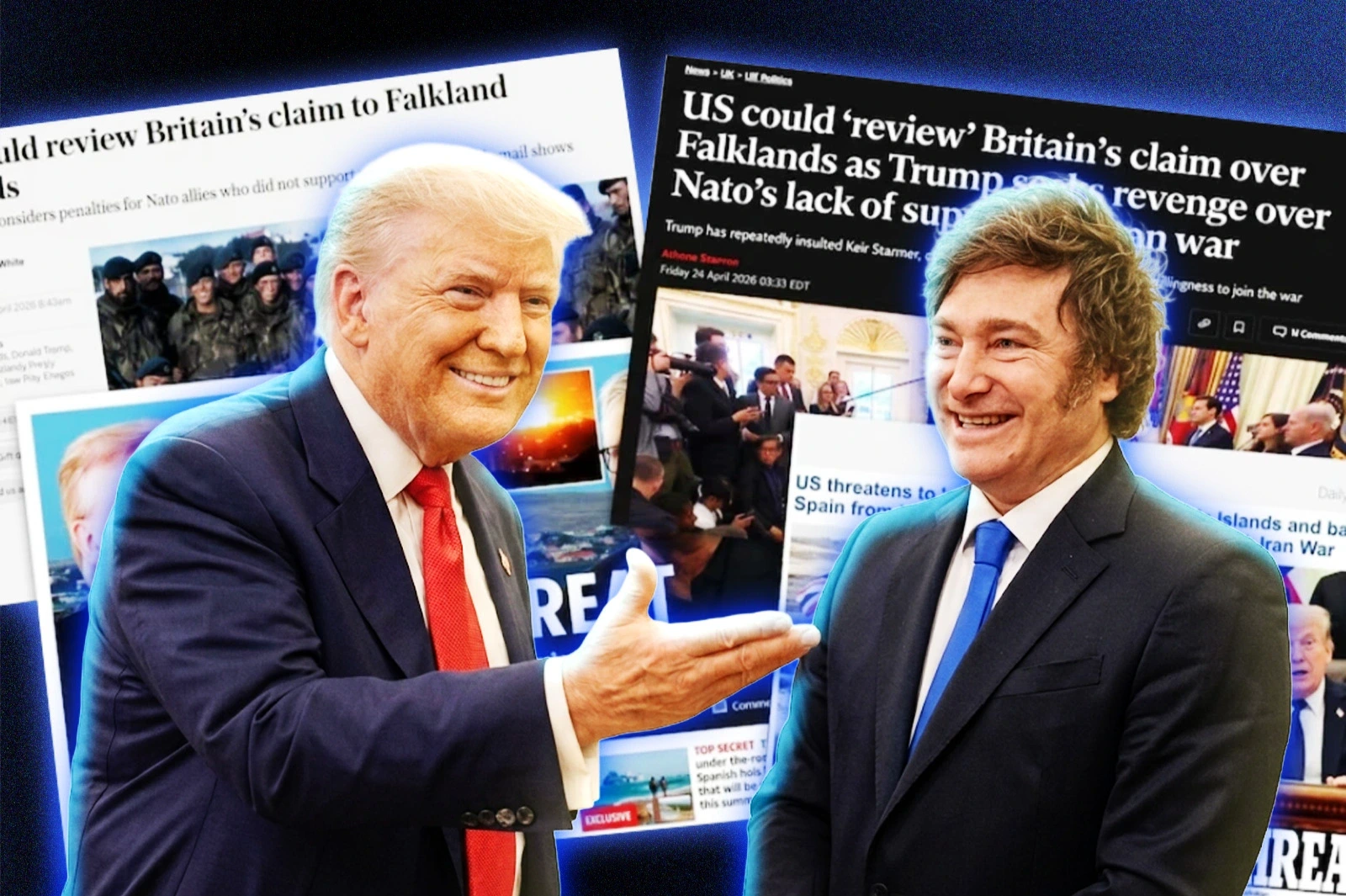 La prensa británica entra en pánico por Trump y el posible giro de EEUU sobre Malvinas