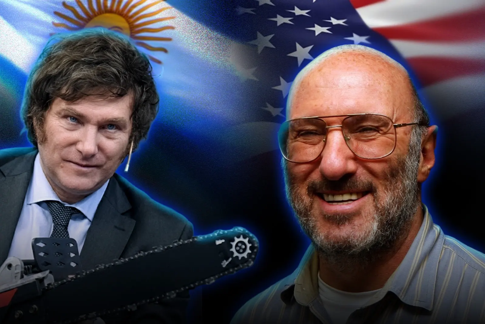 El presidente, Javier Milei y Walter E. Block