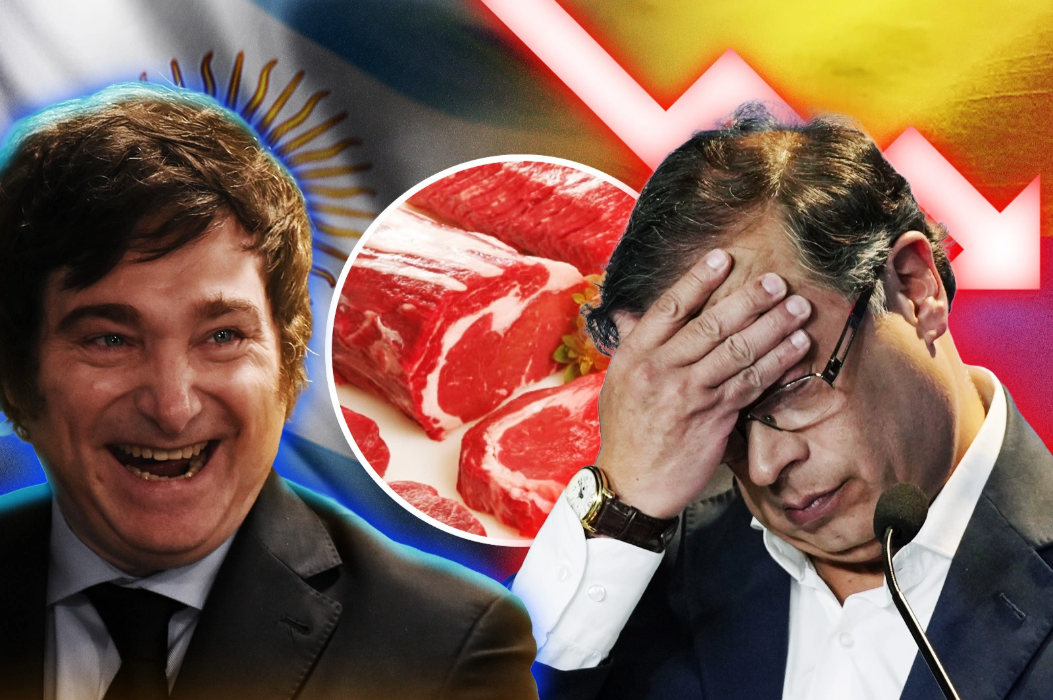 Gustavo Petro was humiliated after trying to criticize Milei for the consumption of meat in Argentina