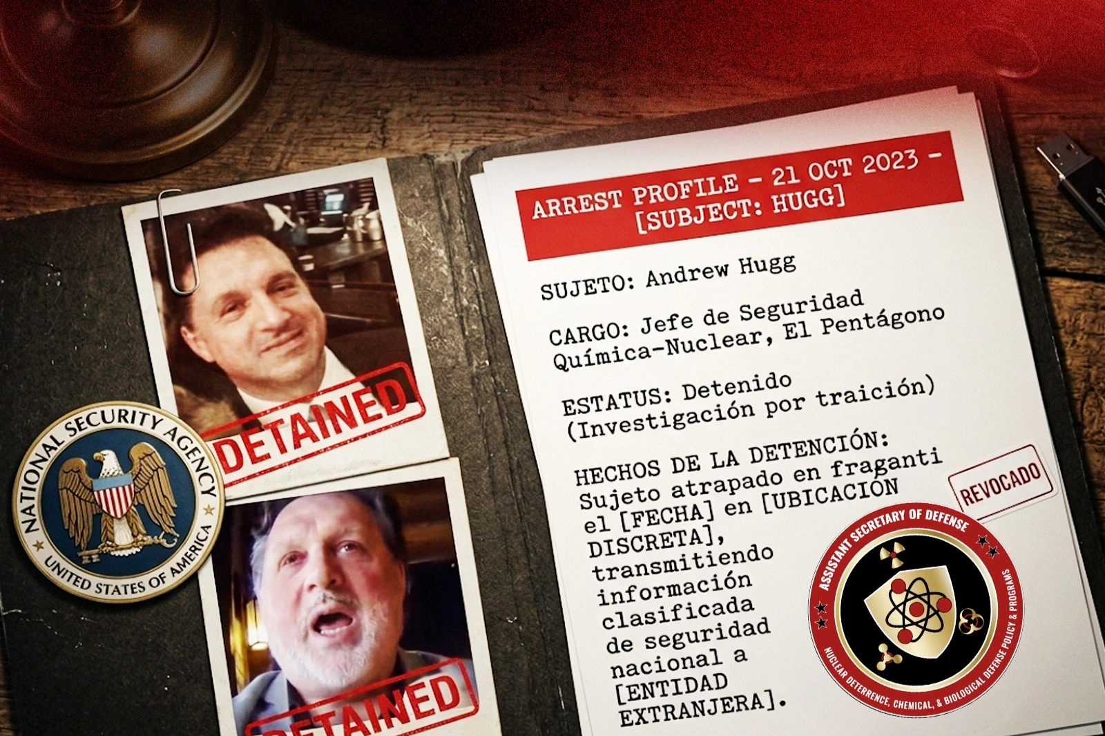 A United States nuclear official was caught leaking sensitive military information