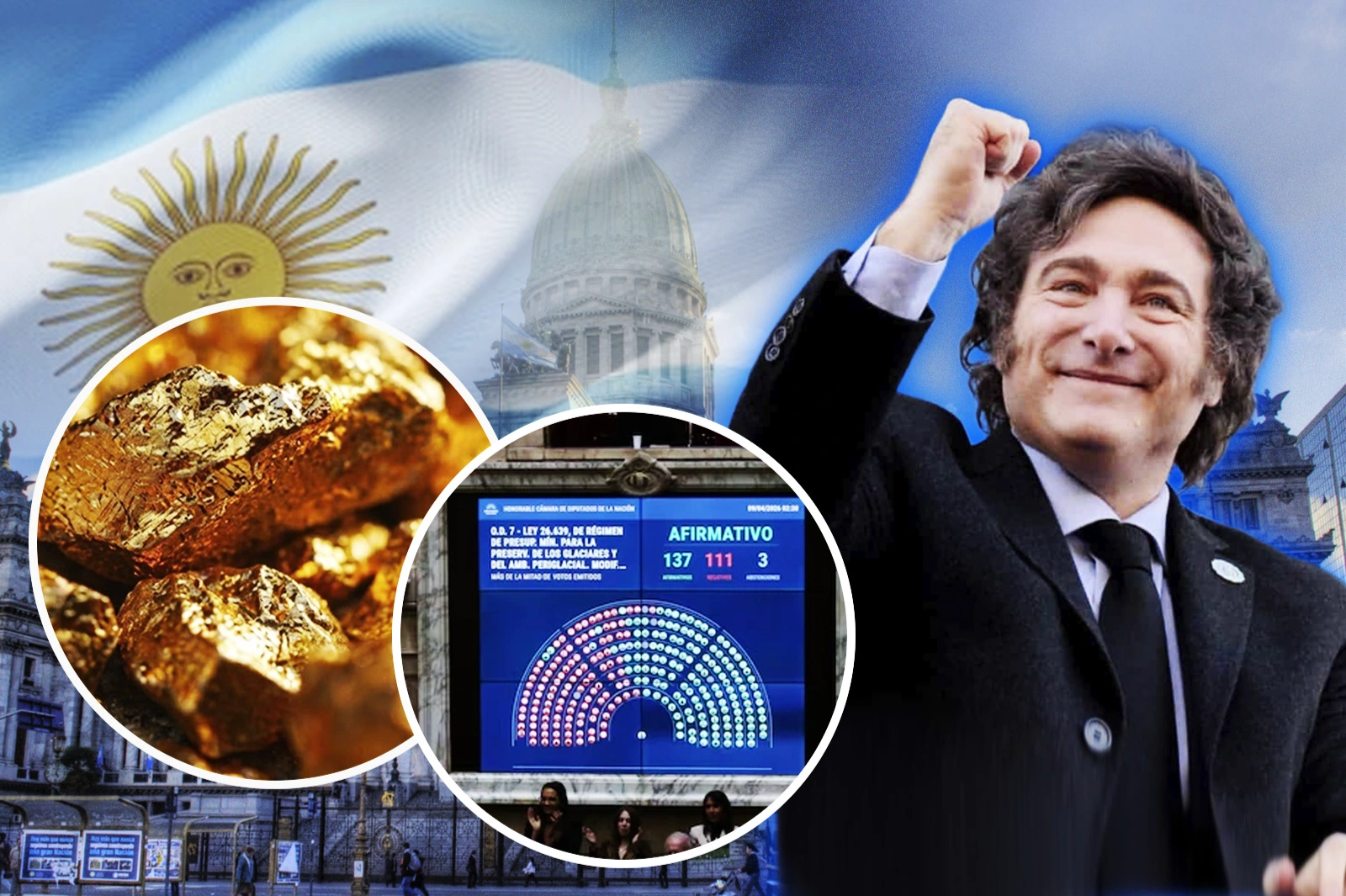 La Cámara de Diputados aprobó la reforma de la Ley de Glaciares con 137 votos positivos