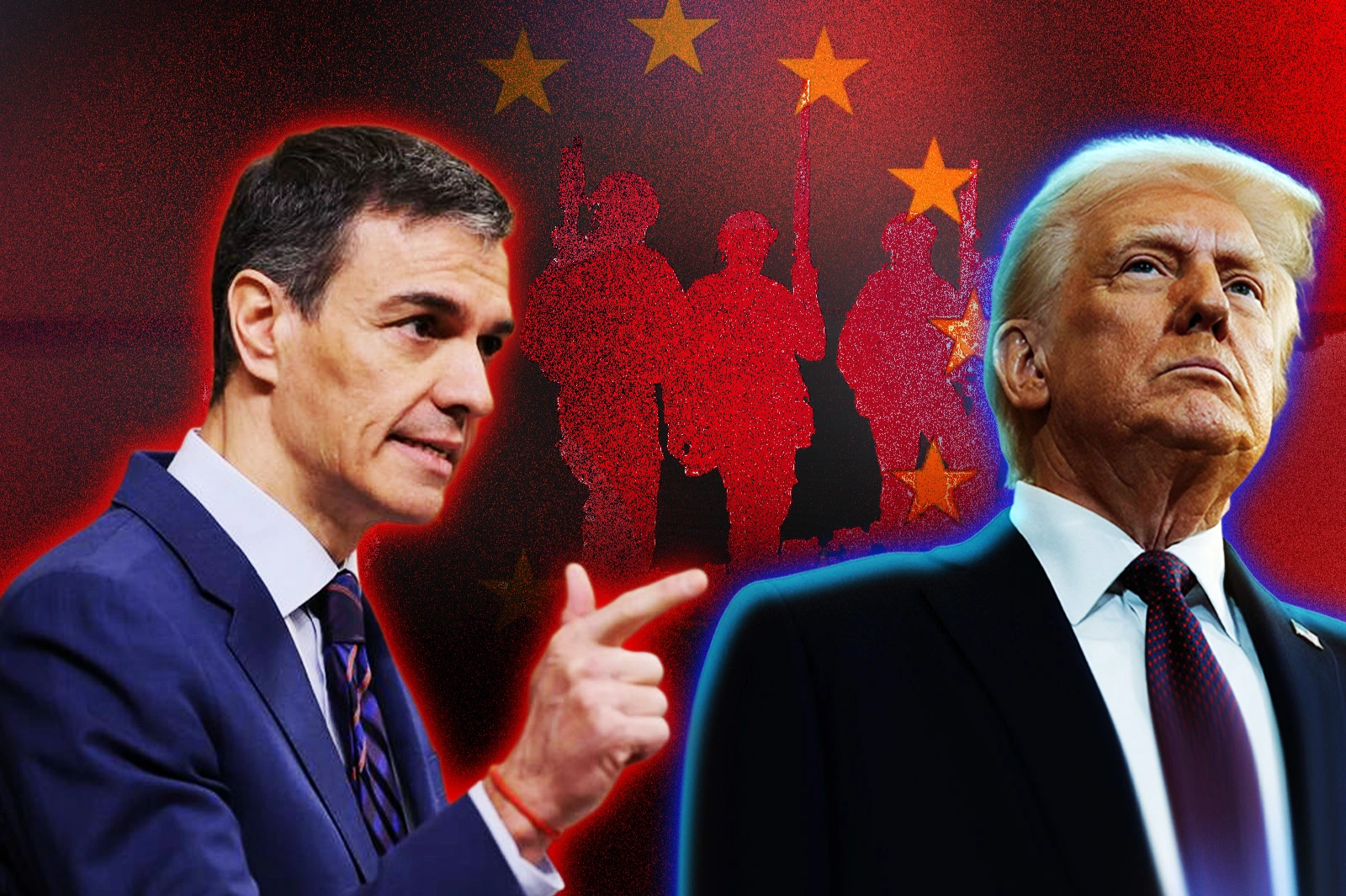 El comunista Pedro Sánchez impulsa un polémico proyecto militar en la UE tras las advertencias de Trump