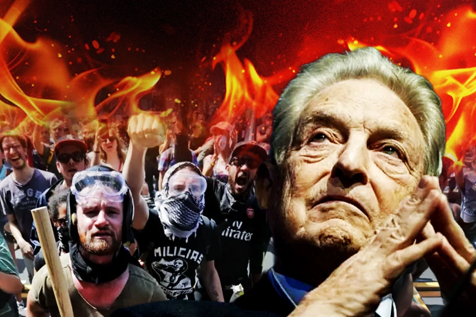 A charitable organization associated with communist George Soros transferred millions of dollars to extremist groups