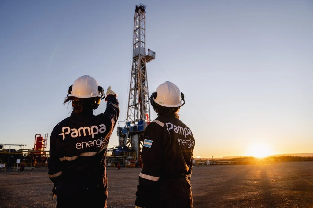 Trabajadores de Pampa Energía.