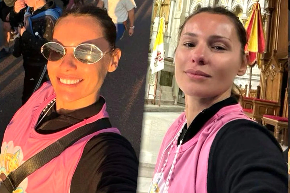 Pampita peregrinó durante 12 horas a Luján y compartió un mensaje: “Al final...”