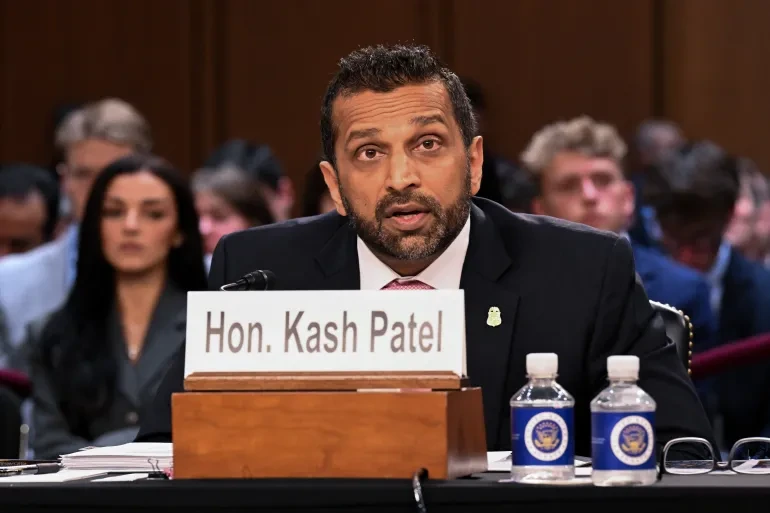 The FBI director, Kash Patel, was questioned by the U.S. Congress