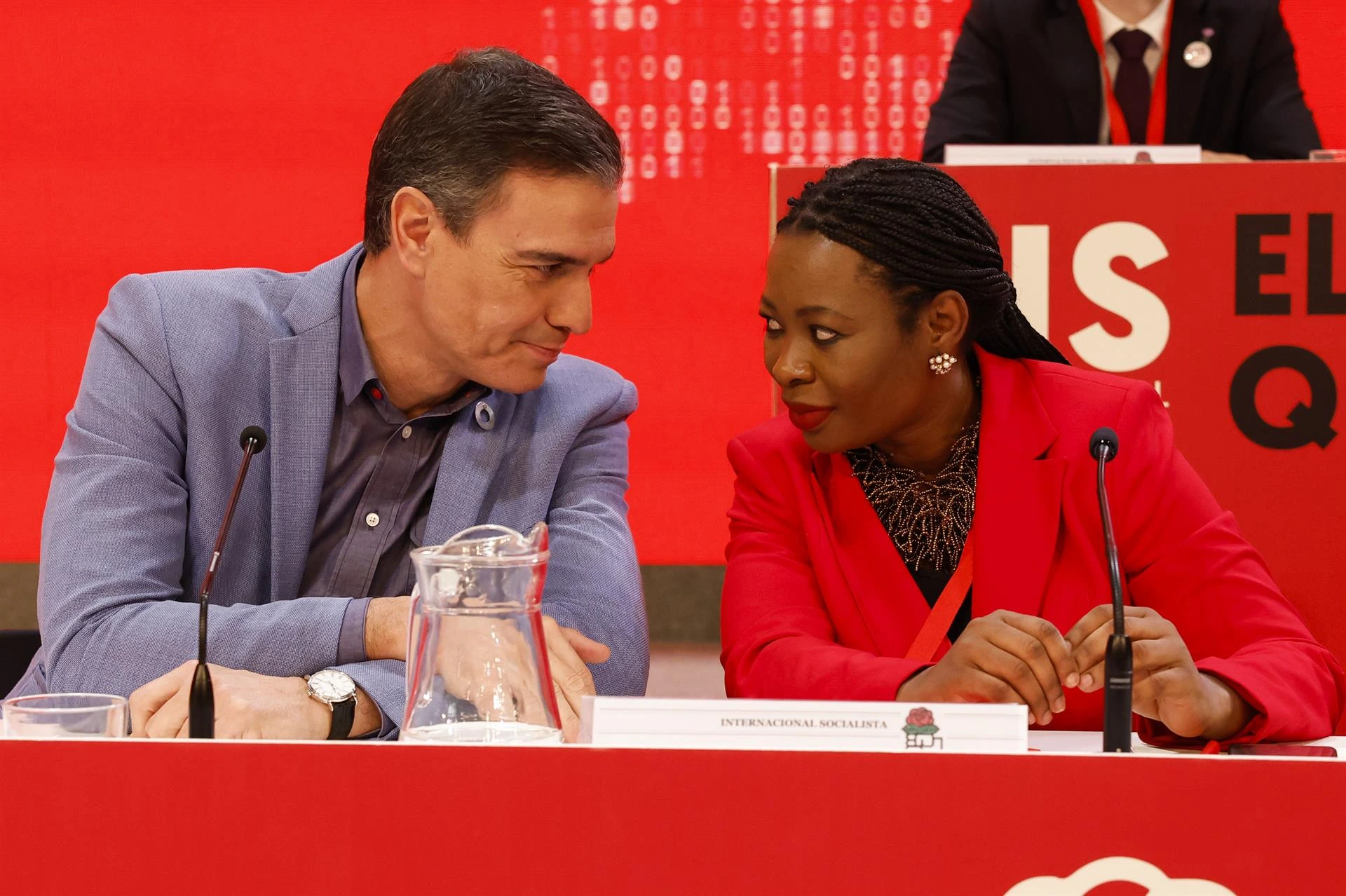 Pedro Sánchez y Benedicta Lasi.