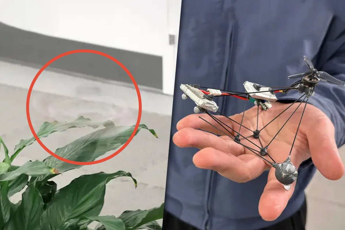 Crearon un dron que engaña al ojo humano y desaparece en el aire