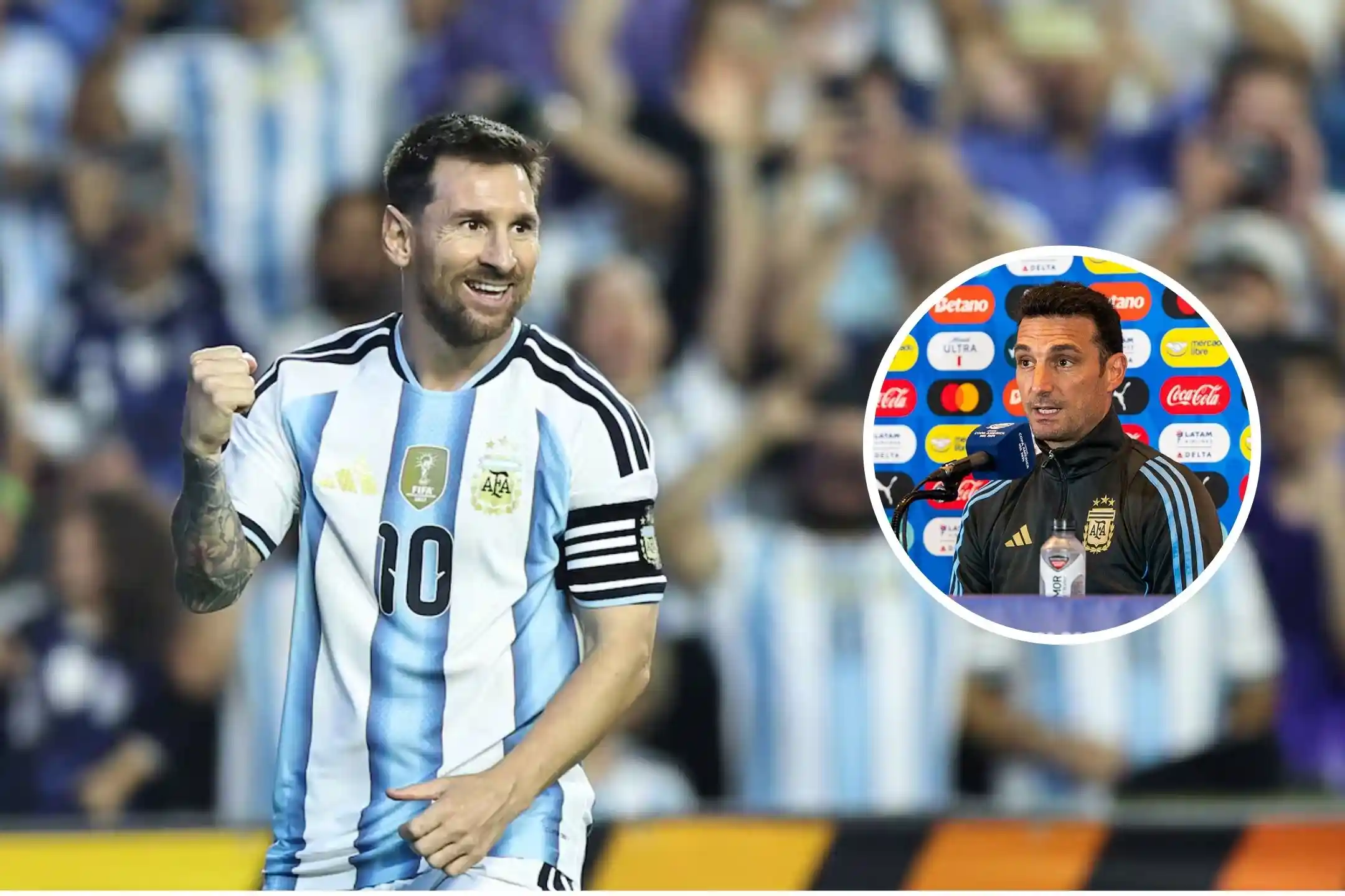 Lionel Scaloni defendió a Messi y humilló a un periodista español en plena conferencia de prensa