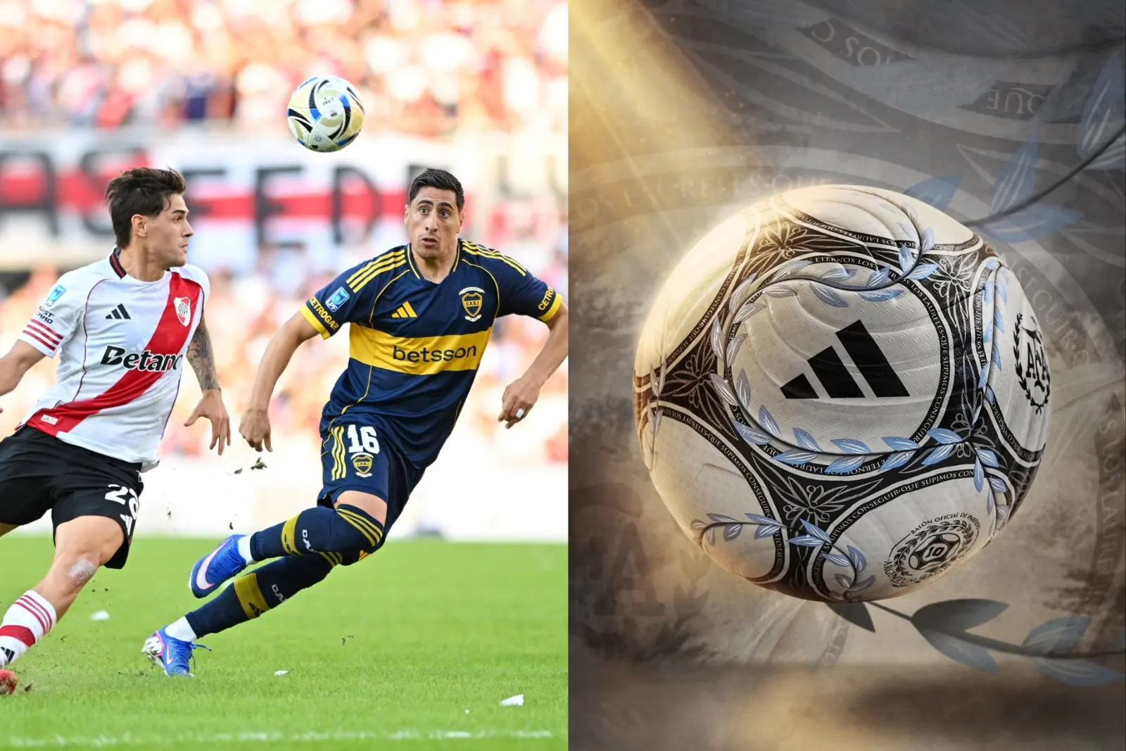 Adidas presentó la nueva pelota Argentum Gambeta Derbi: se estrenará en el Superclásico entre Boca y River