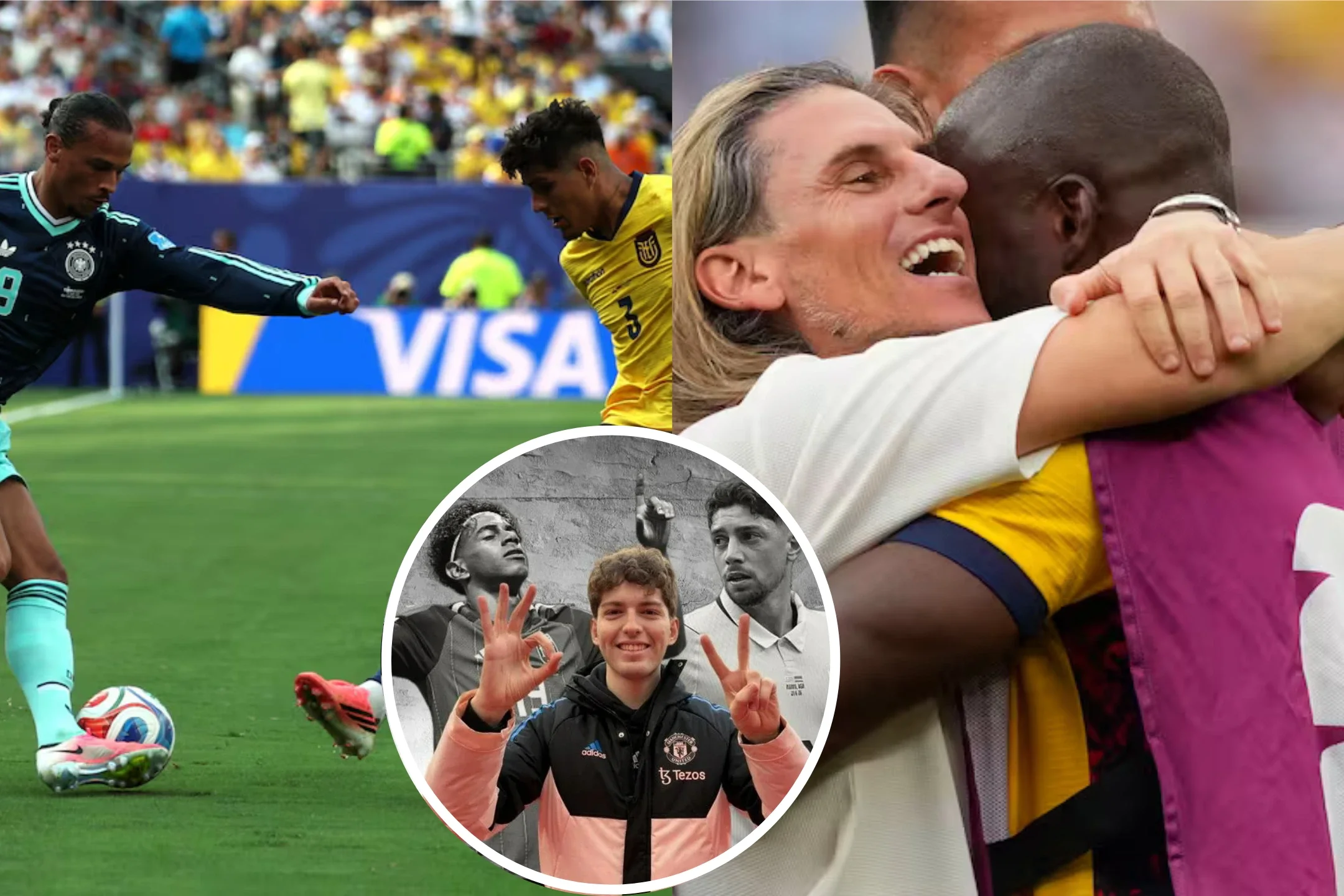 Davoo Xeneize acertó que Ecuador le ganaba a Alemania y su reacción se volvió viral