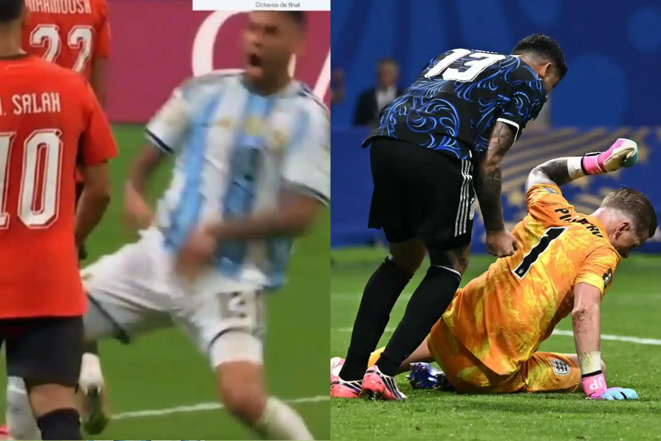 El Cuti Romero sumó un nuevo festejo alocado con el empate de Enzo Fernández frente a Inglaterra