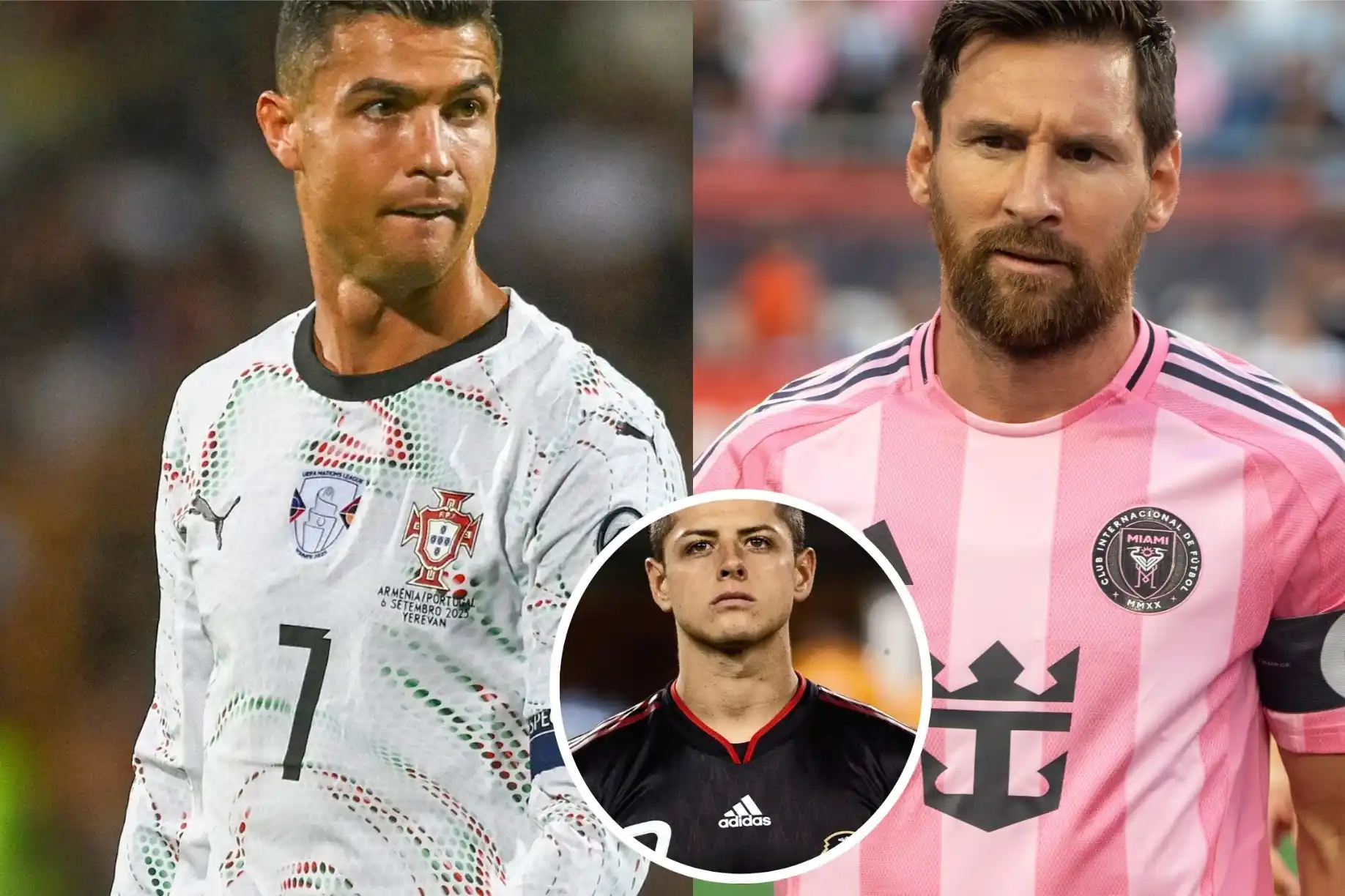 The childish comparison of "Chicharito" Hernández: "I have always said that Messi is Superman and Cristiano is Batman"