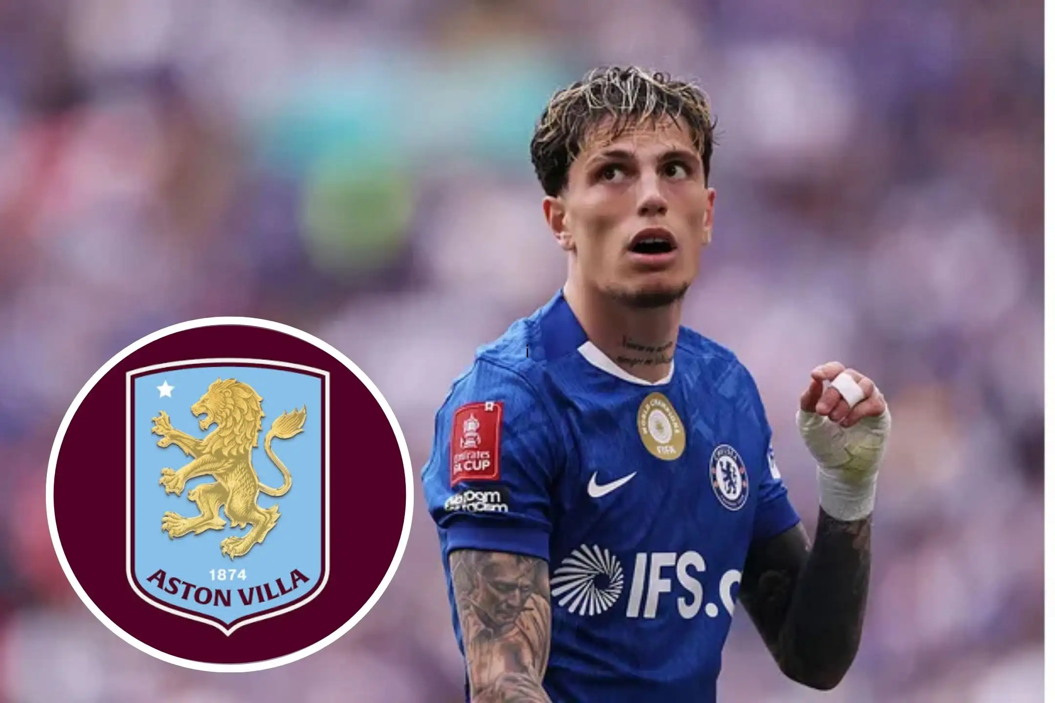 Alejandro Garnacho será nuevo compañero del “Dibu” Martínez tras su salida del Chelsea