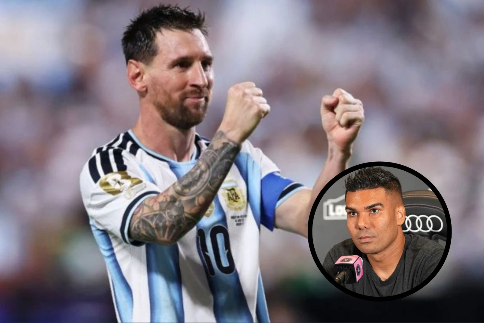 Casemiro en su presentación como nuevo jugador de Inter Miami: "Messi es uno de los dioses, si no el Dios del fútbol"