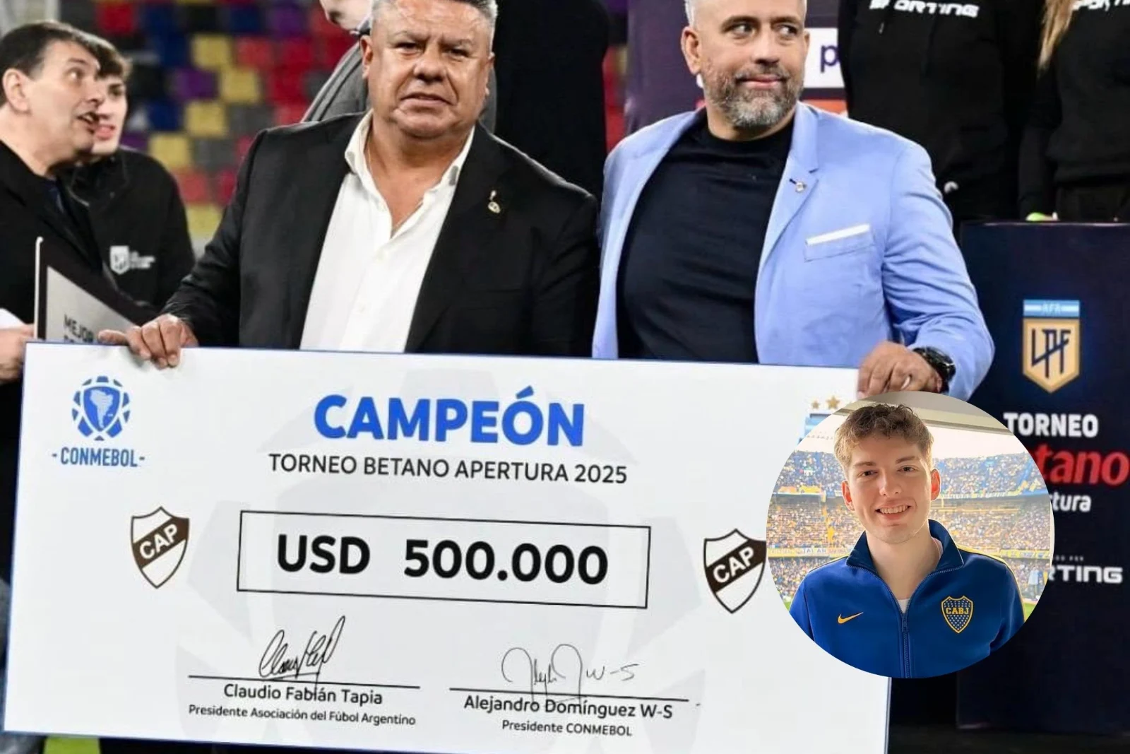 Davoo Xeneize cuestionó el premio al campeón de la Liga Argentina: “La AFA no le da un peso”