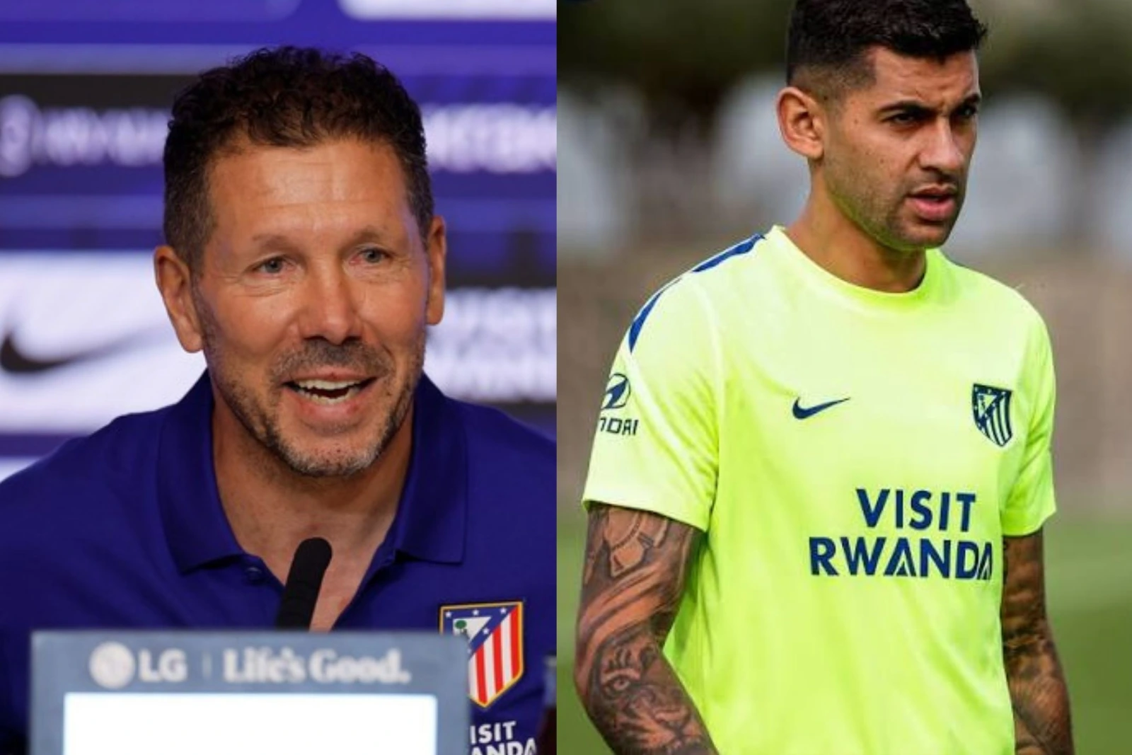 El “Cholo” Simeone elogió al “Cuti” Romero antes de su debut en Atlético de Madrid