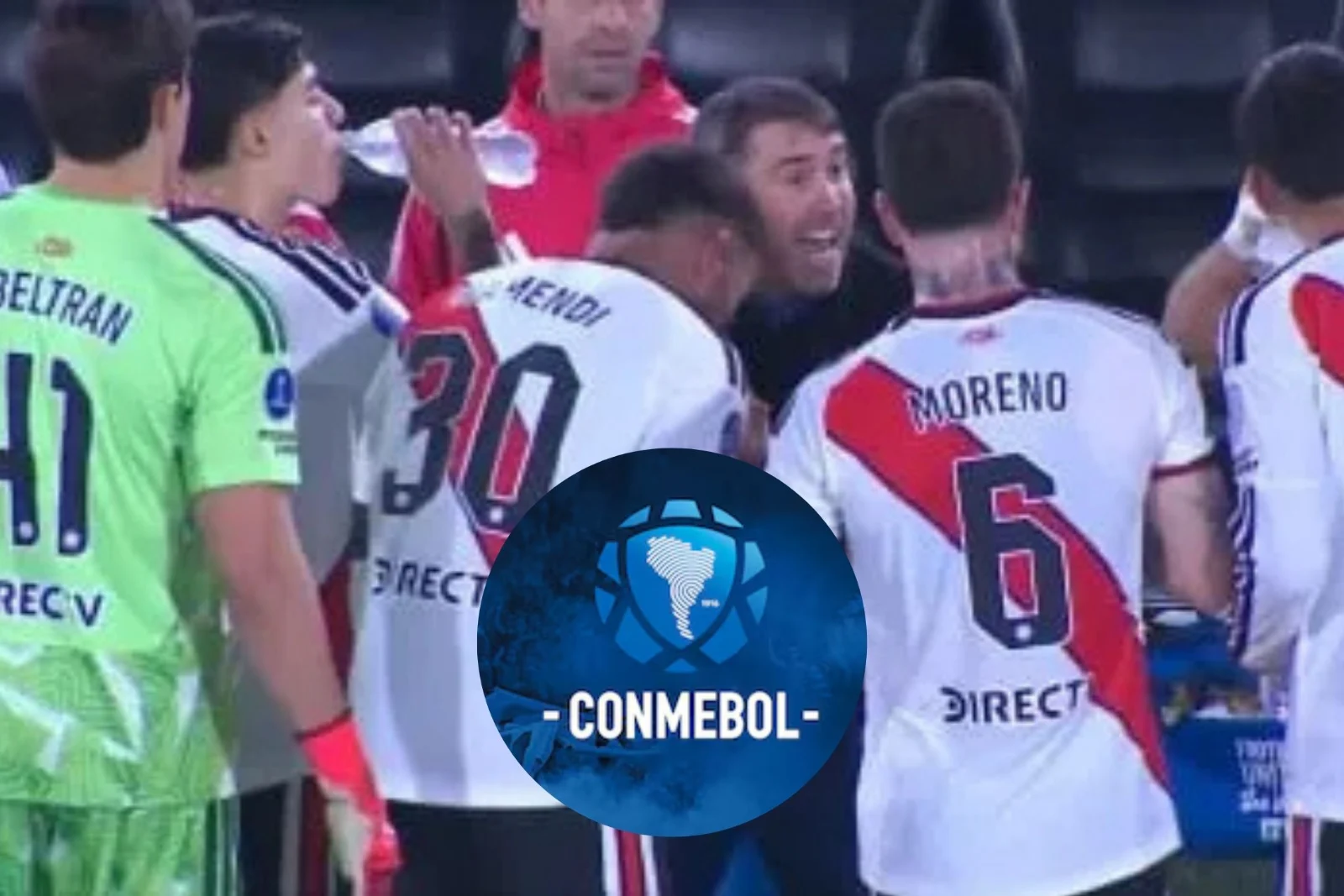 ¿Habrá sanción económica para River?: La acción de Eduardo Coudet que podría significar una multa por parte de Conmebol