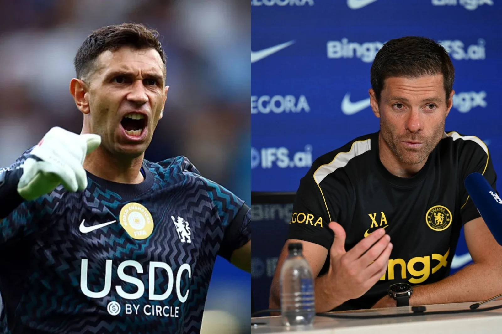 Xabi Alonso elogió a Emiliano Martínez tras su debut en Chelsea: “Es un ganador”