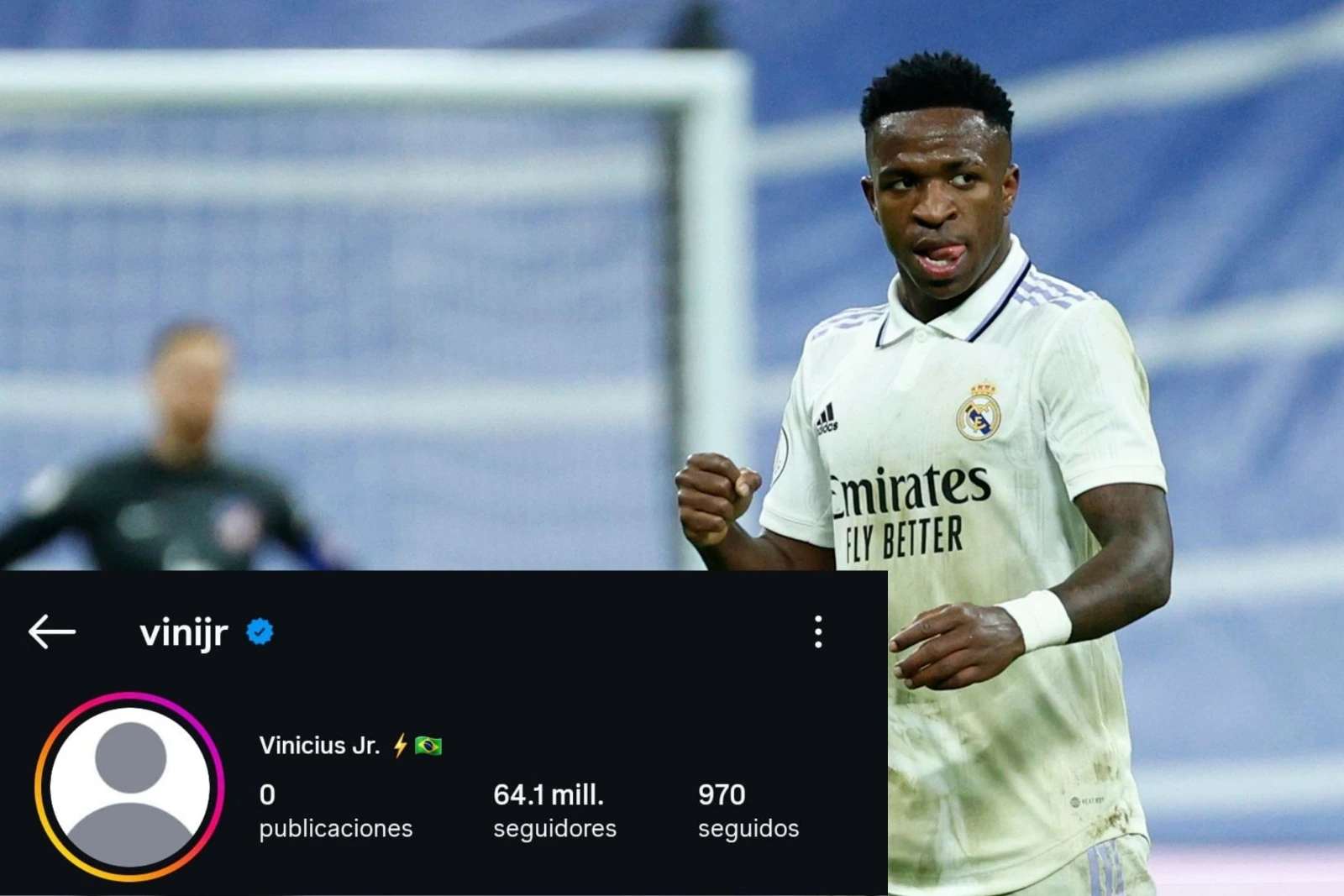 Vinícius Jr. eliminó todas sus publicaciones de Instagram en medio de la polémica con Real Madrid