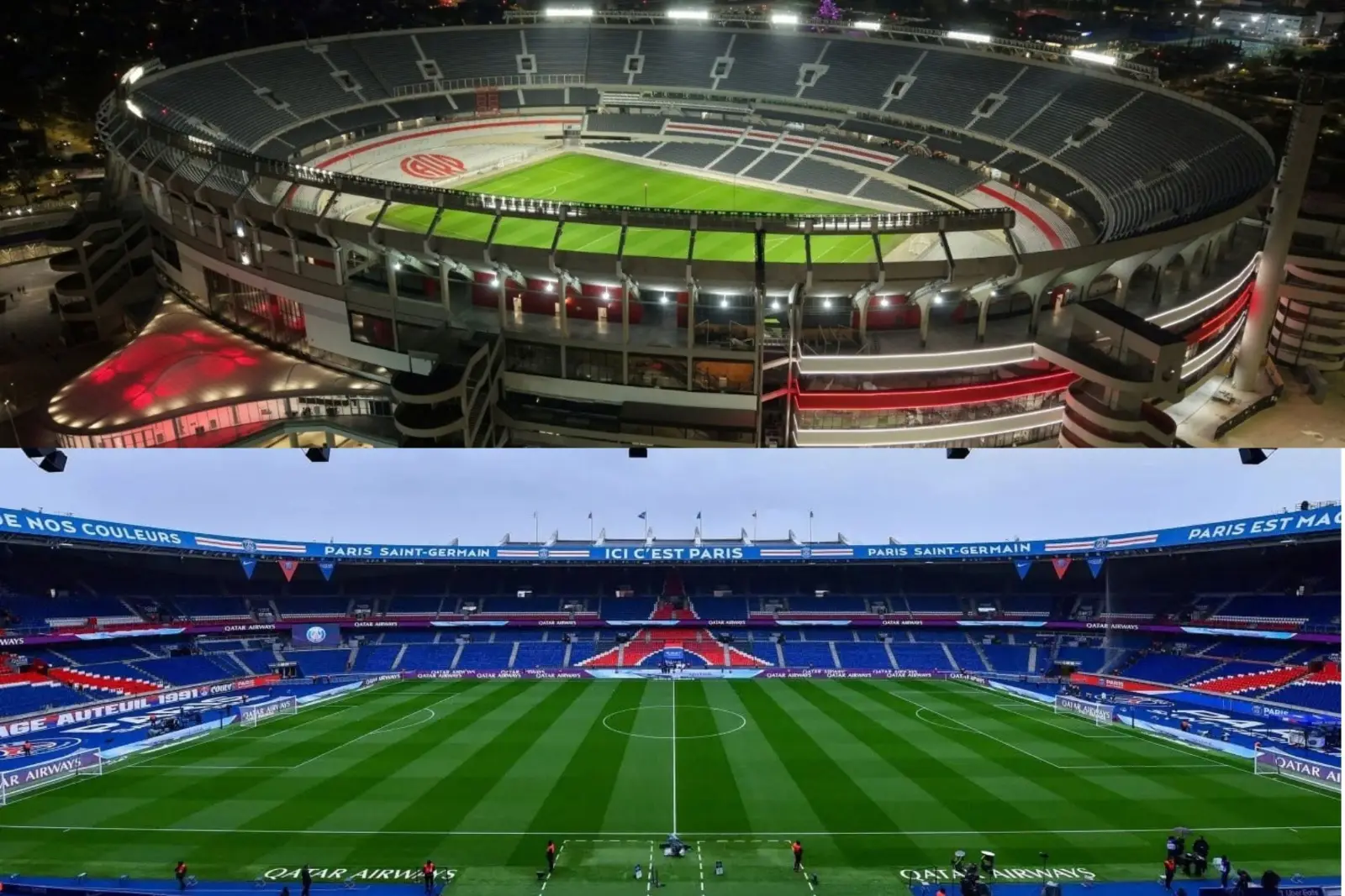 El Monumental y el Parque de los Principes