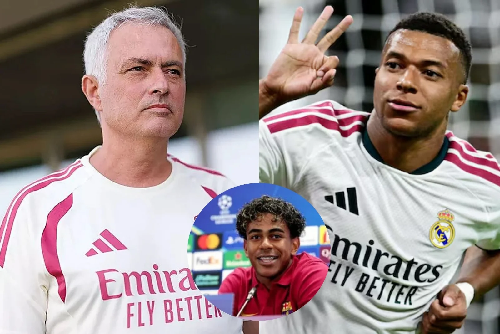 Lamine Yamal se la picanteó a Mbappé y Mourinho antes del debut del Barcelona en Champions