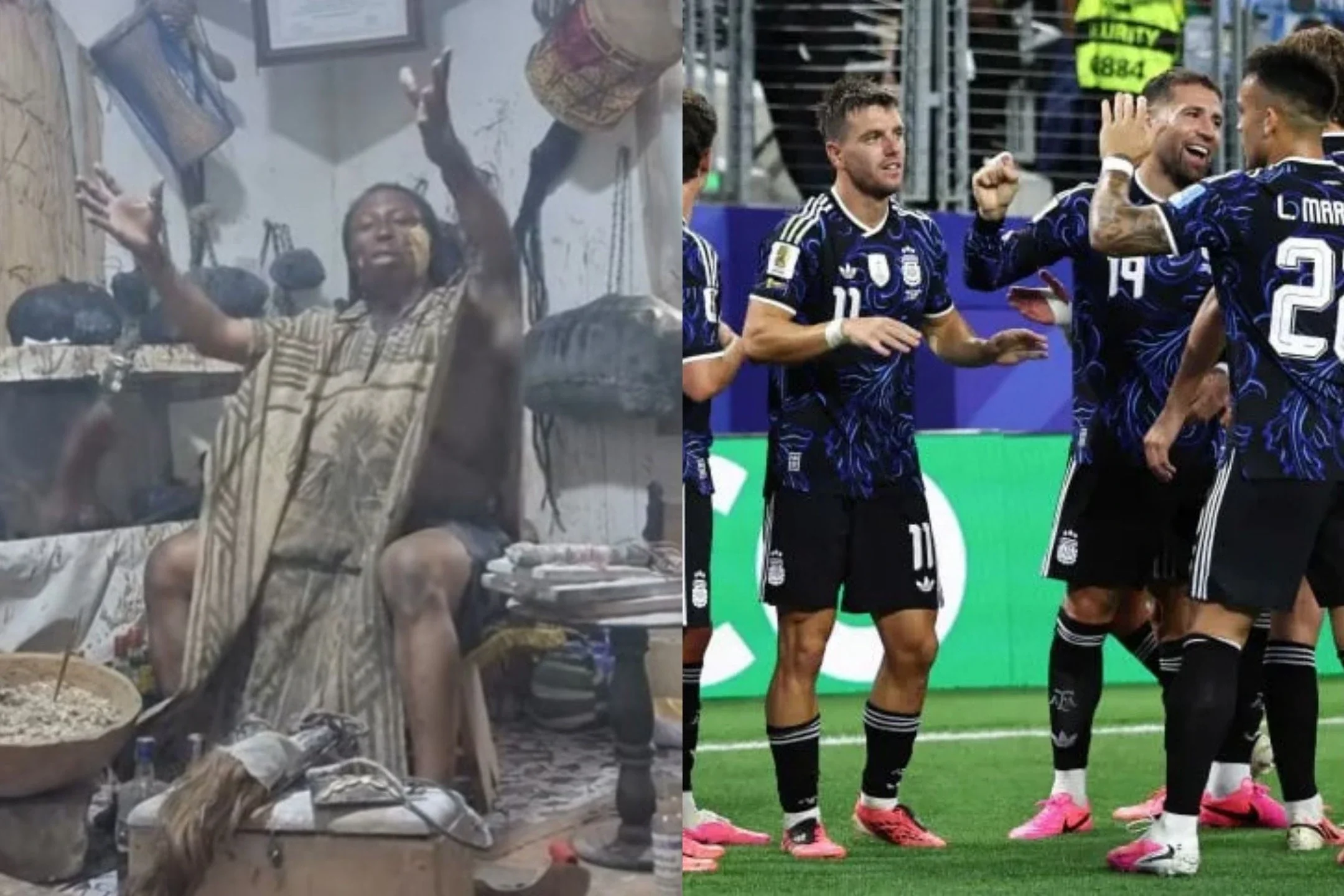 El curandero ghanés que había macumbeado a Harry Kane aseguró que, "Cabo Verde eliminará a Argentina"
