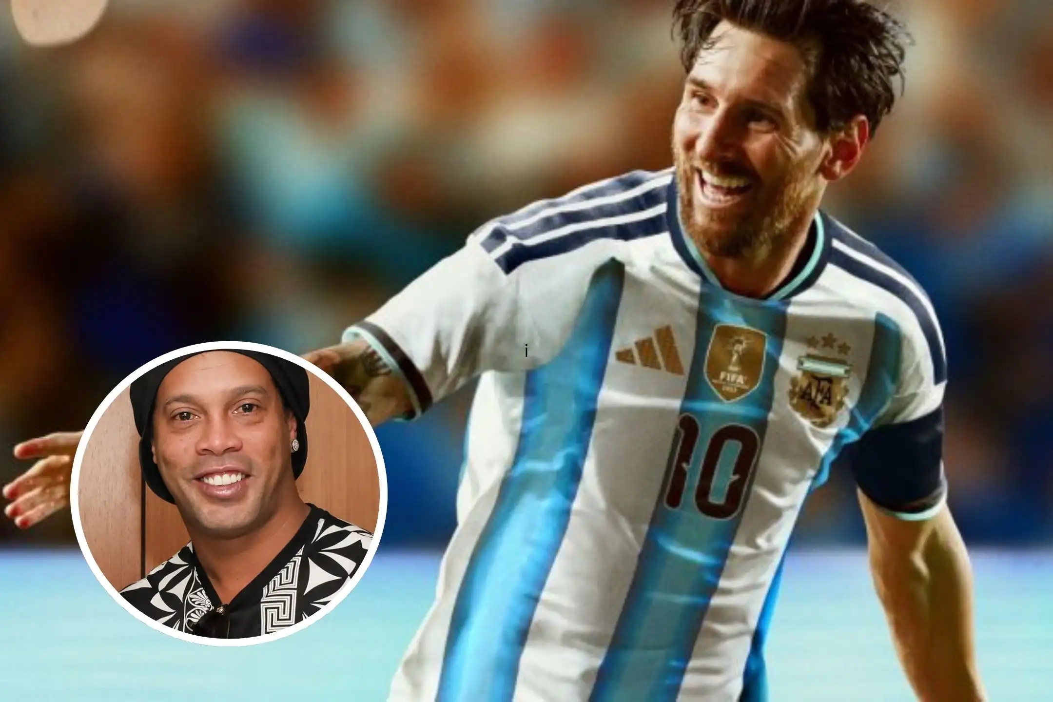 Ronaldinho se inclinó por Argentina para la final del Mundial y remarcó la importancia de Lionel Messi