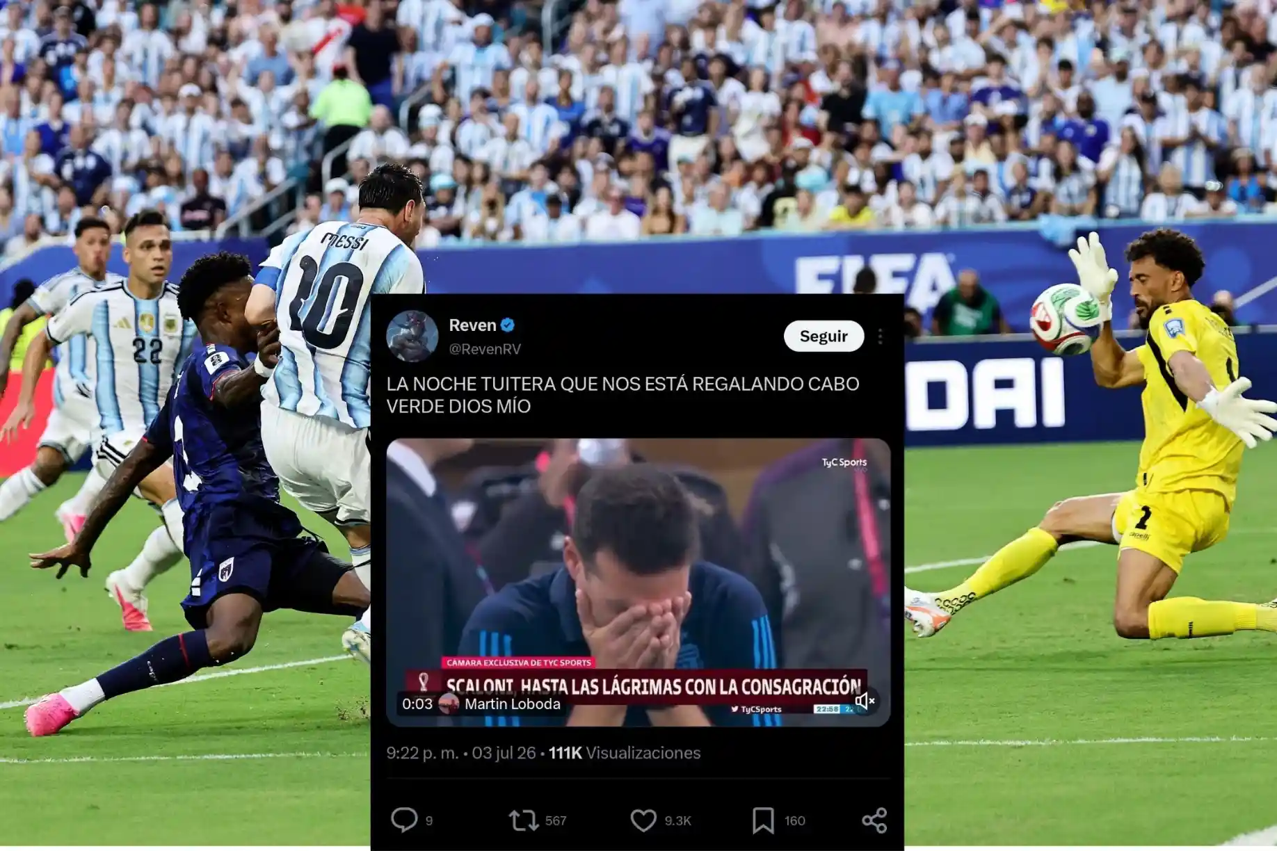 The best memes from Argentina vs. Cape Verde