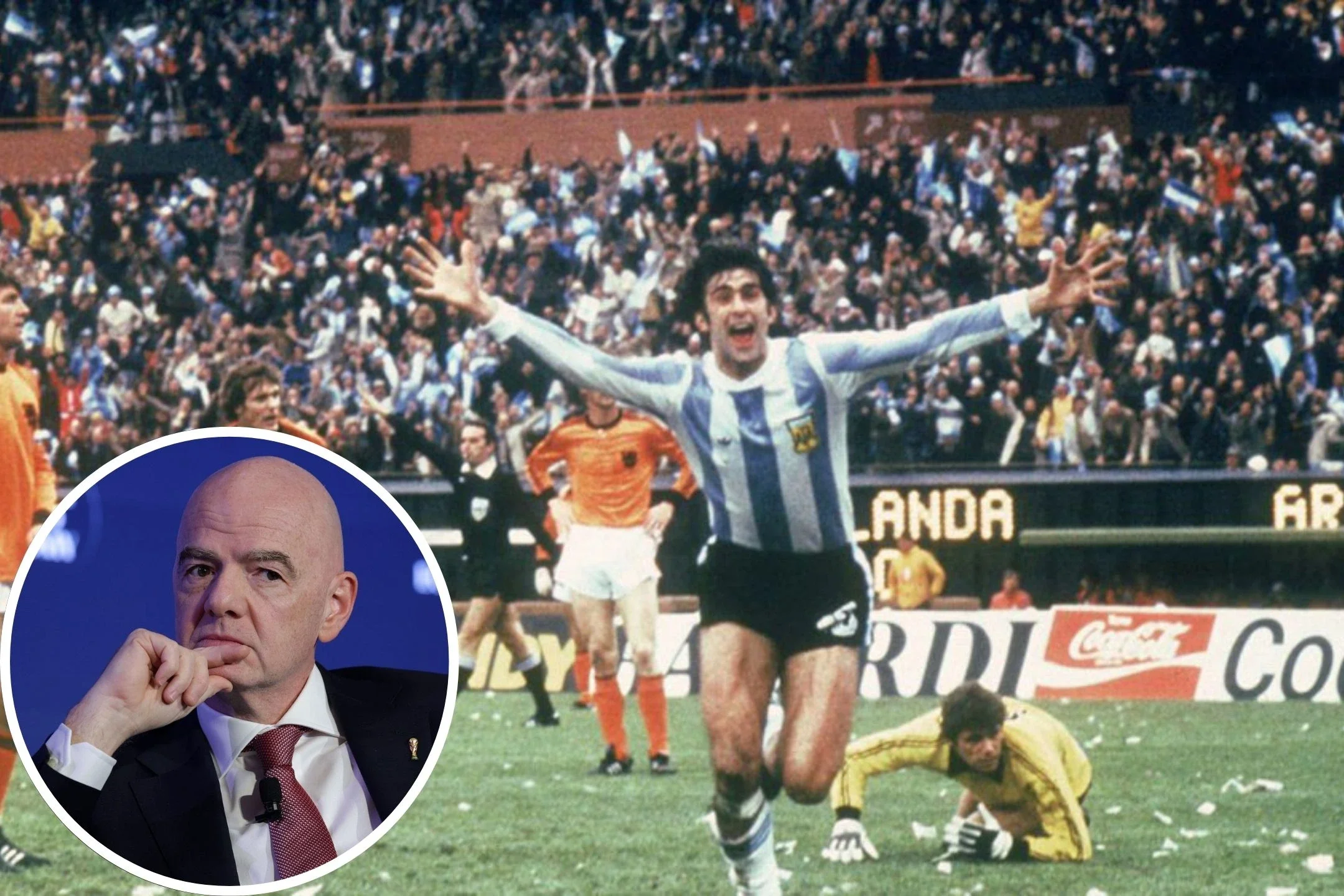 A 48 años del primer Mundial para Argentina: Gianni Infantino recordó la hazaña lograda por el equipo de Menotti