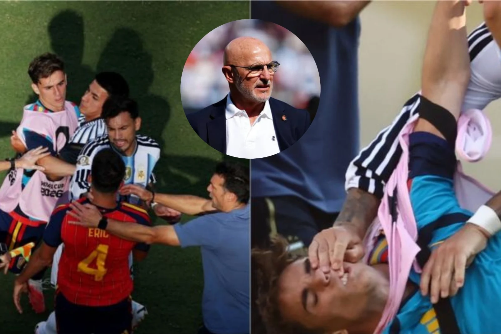 Luis De La Fuente apuntó contra Argentina tras las sanciones por los incidentes de la final del Mundial