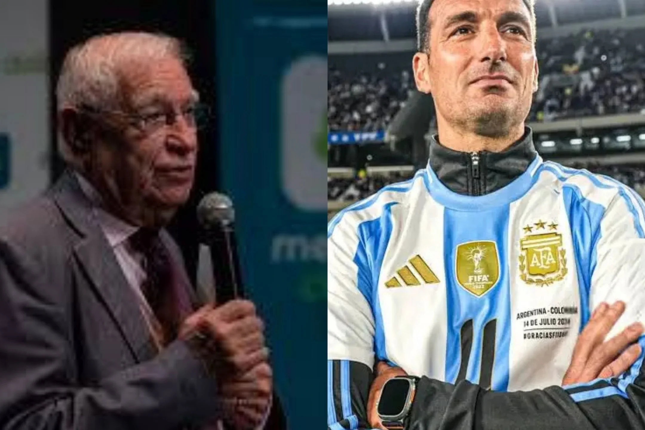Scaloni acknowledged Macaya Márquez's career and confirmed that Messi will start on the bench against Jordan