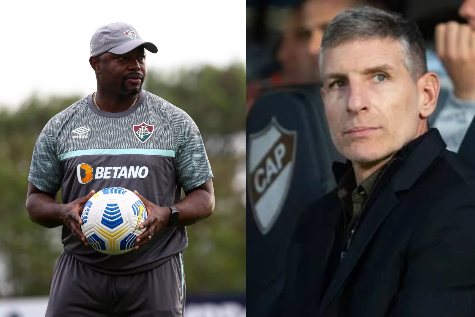 Marcão y Martín Palermo