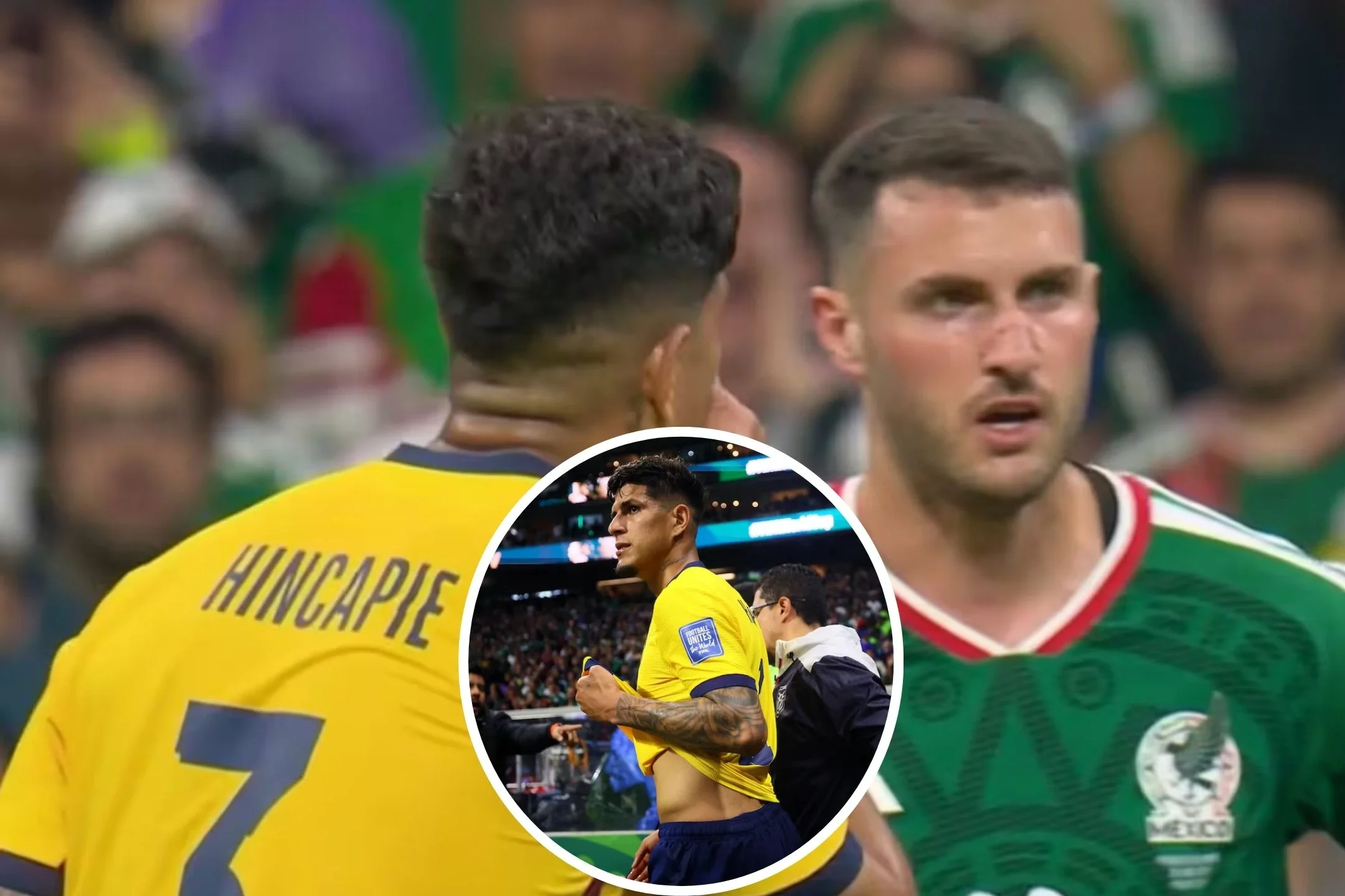 Segunda víctima de la inútil “Ley Vinicius” en el Mundial: Piero Hincapié fue expulsado en la eliminación de Ecuador