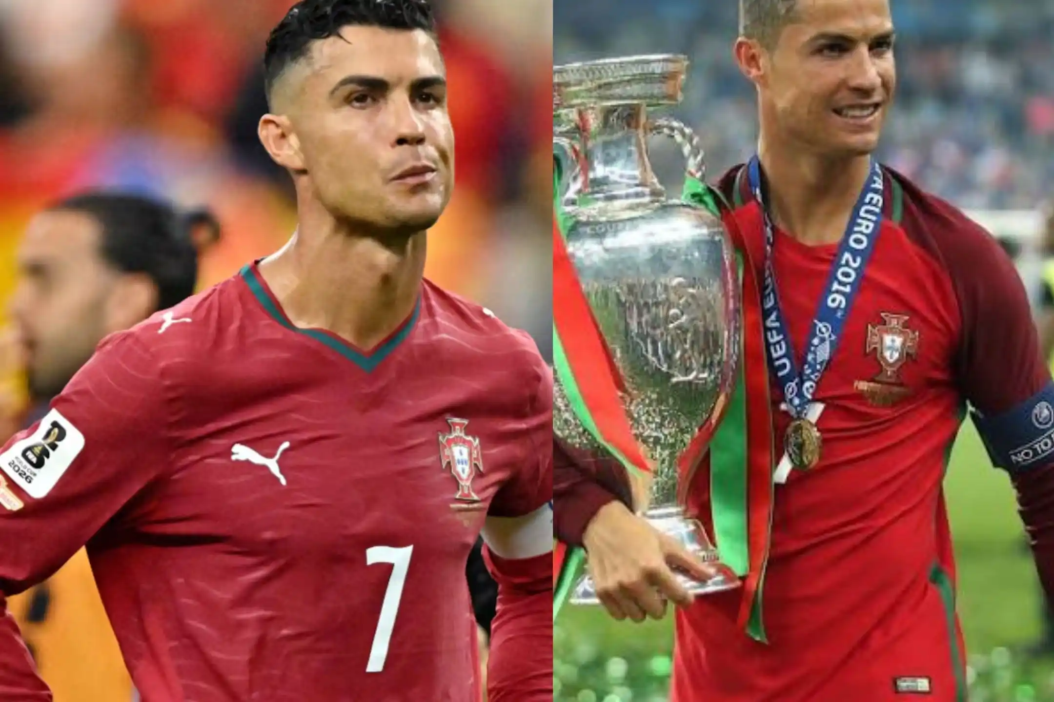 Cristiano Ronaldo dolido por la eliminación de Portugal realizó una insólita comparación entre la Eurocopa y el Mundial